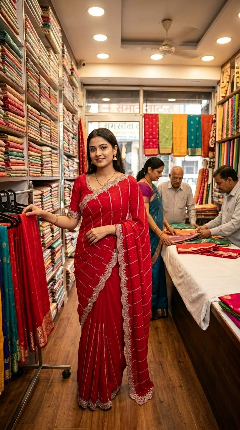 Jimmychoo Saree